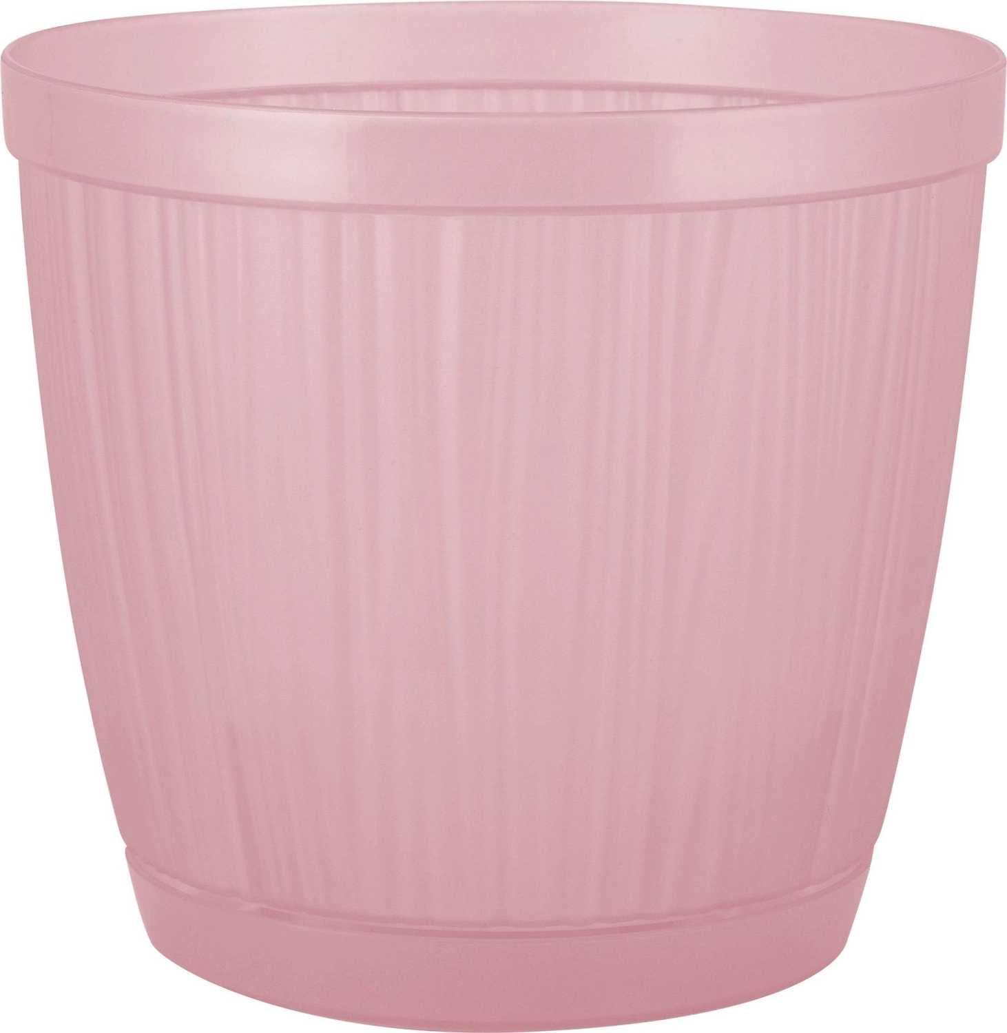 Горшок для цветов InGreen BARCELONA ORCHID 1,8л, D155мм, розовый перламутровый