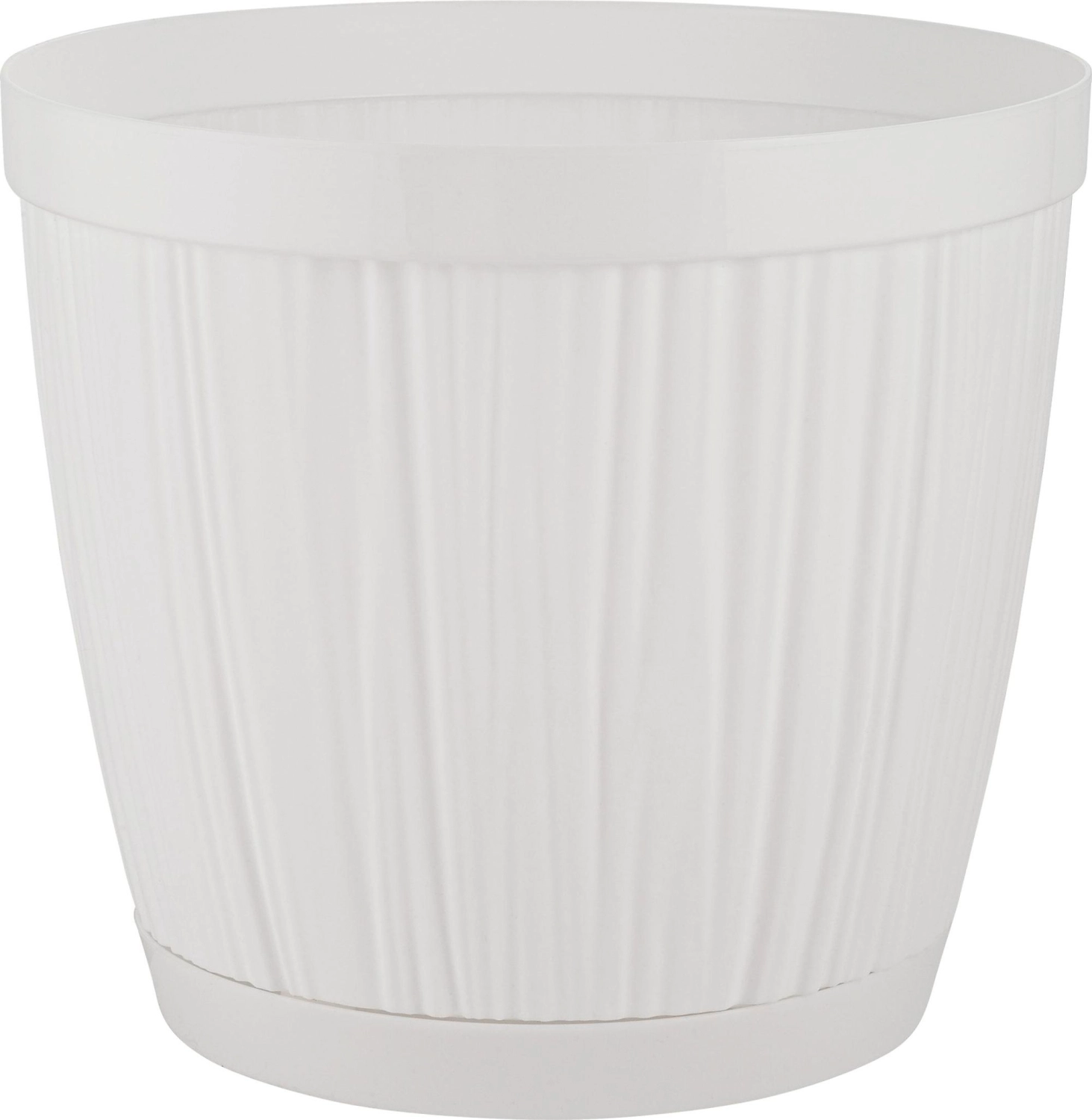 Горшок для цветов InGreen BARCELONA 6,5л, D240мм белый