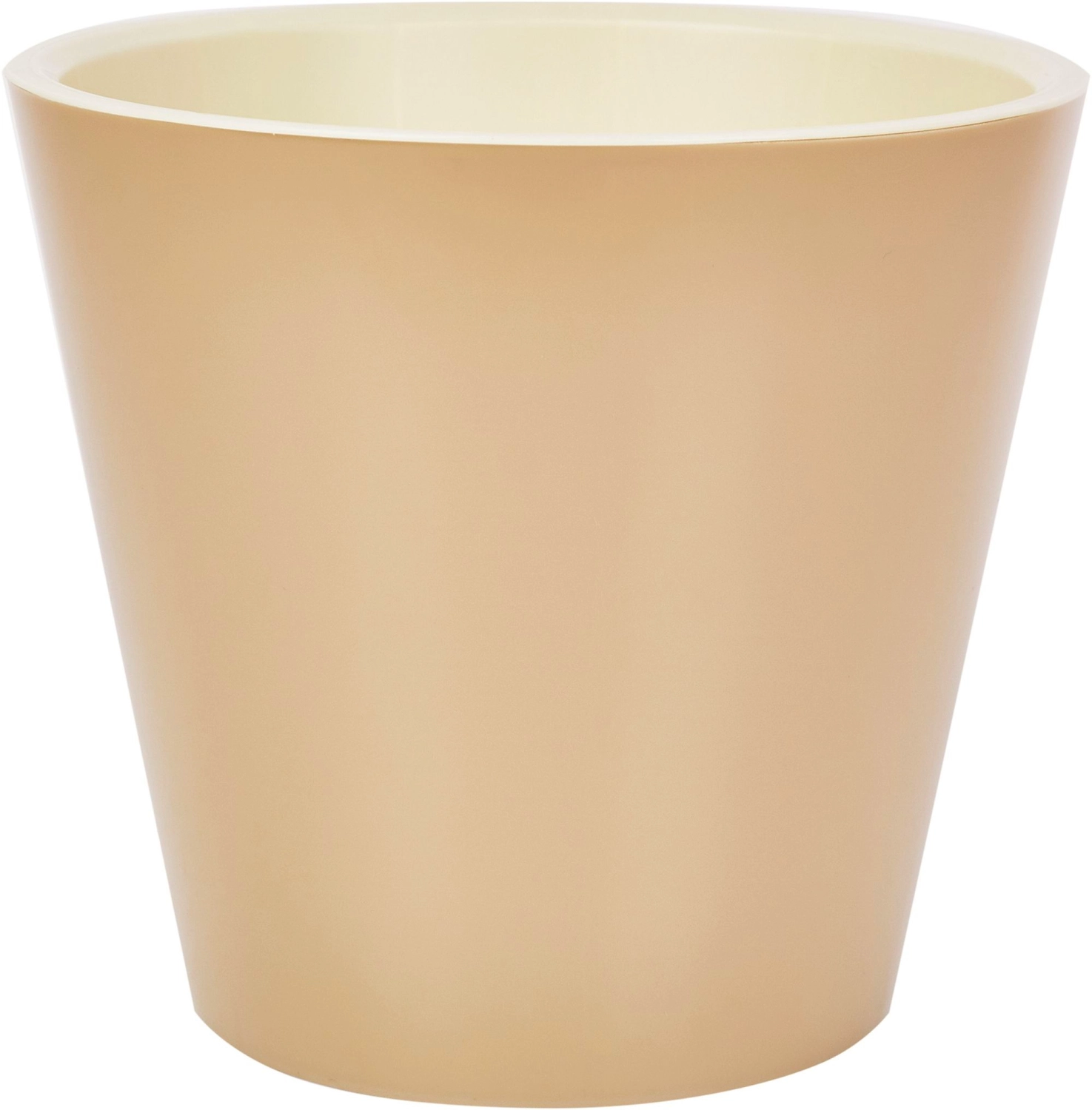 Горшок для цветов London D190 мм, 3,3л молочный шоколад