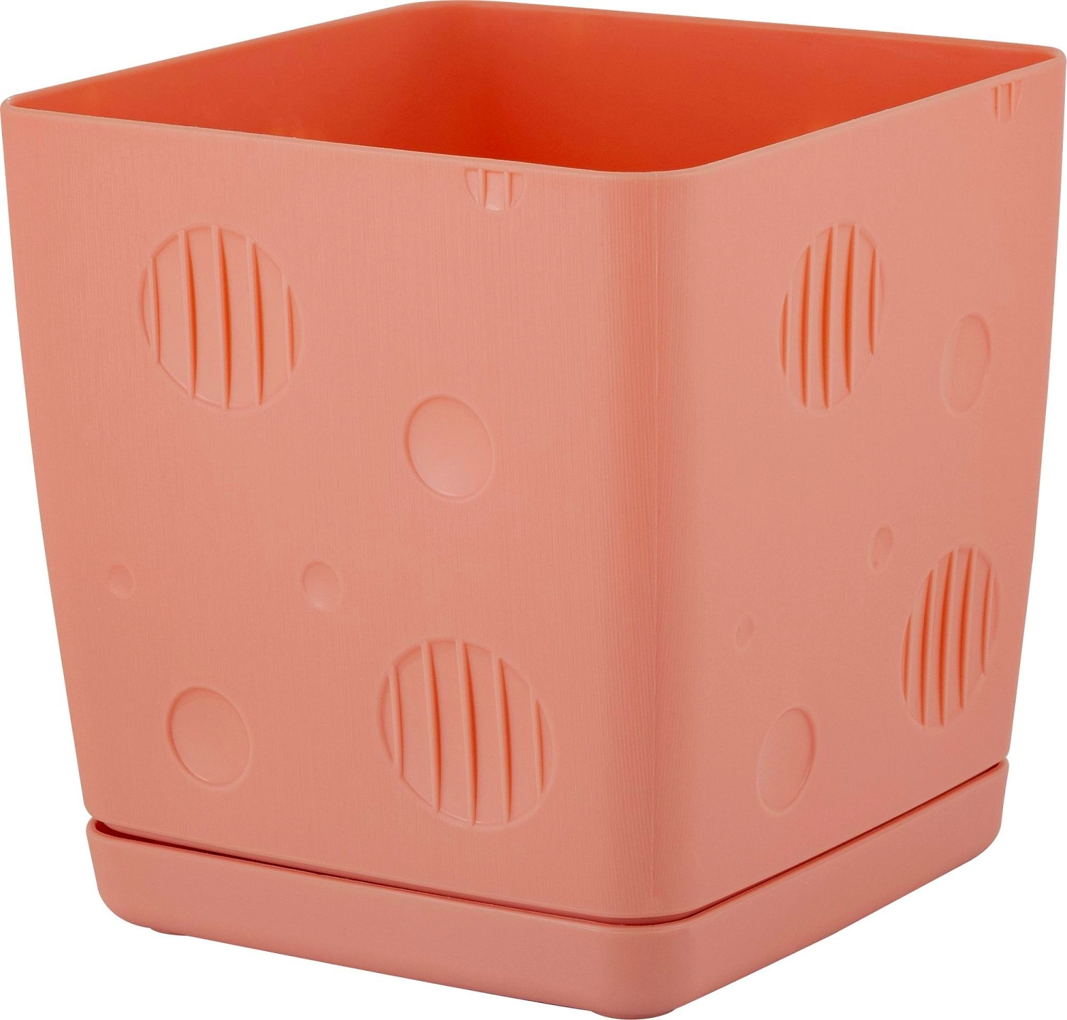 Горшок для цветов InGreen MICROCOSM 0,5л Персиковая карамель