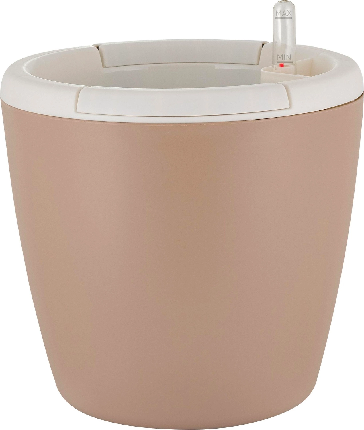 Горшок с автополивом InGreen Munchen D 250мм/9л  6,2л, круглый,молочный шоколад