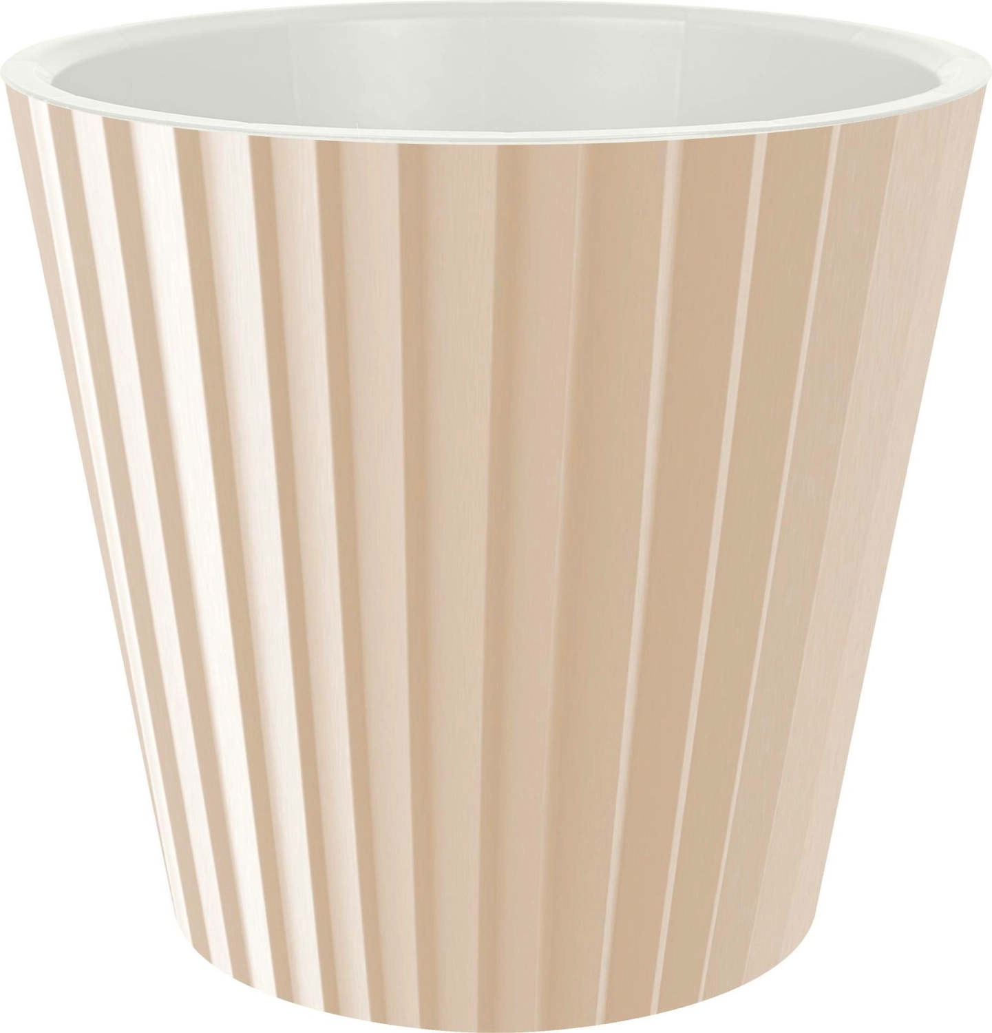 Горшок для цветов InGreen Sand D280мм, 10,5л молочный шоколад