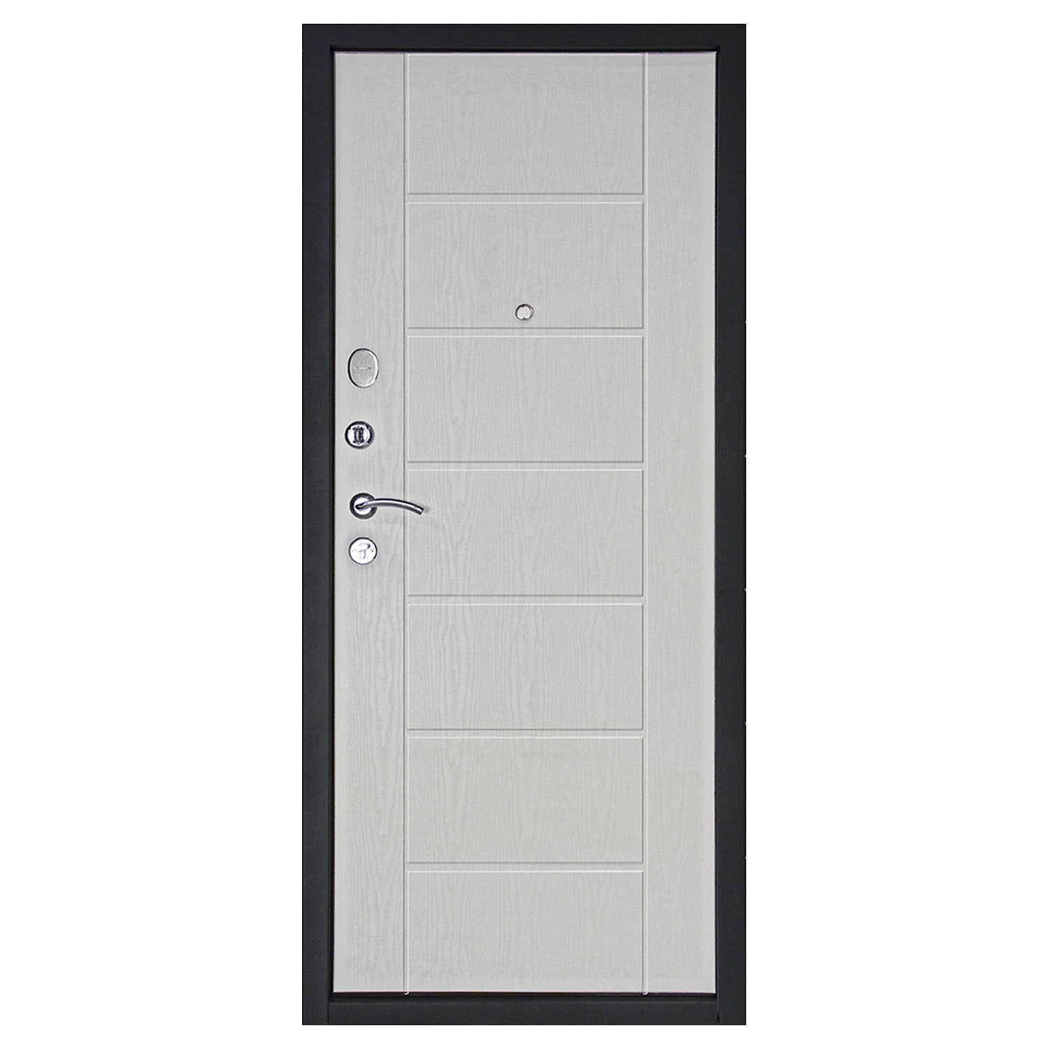 Дверь металлическая Дверной континет Теплолюкс белое дерево 96х205 см, левая