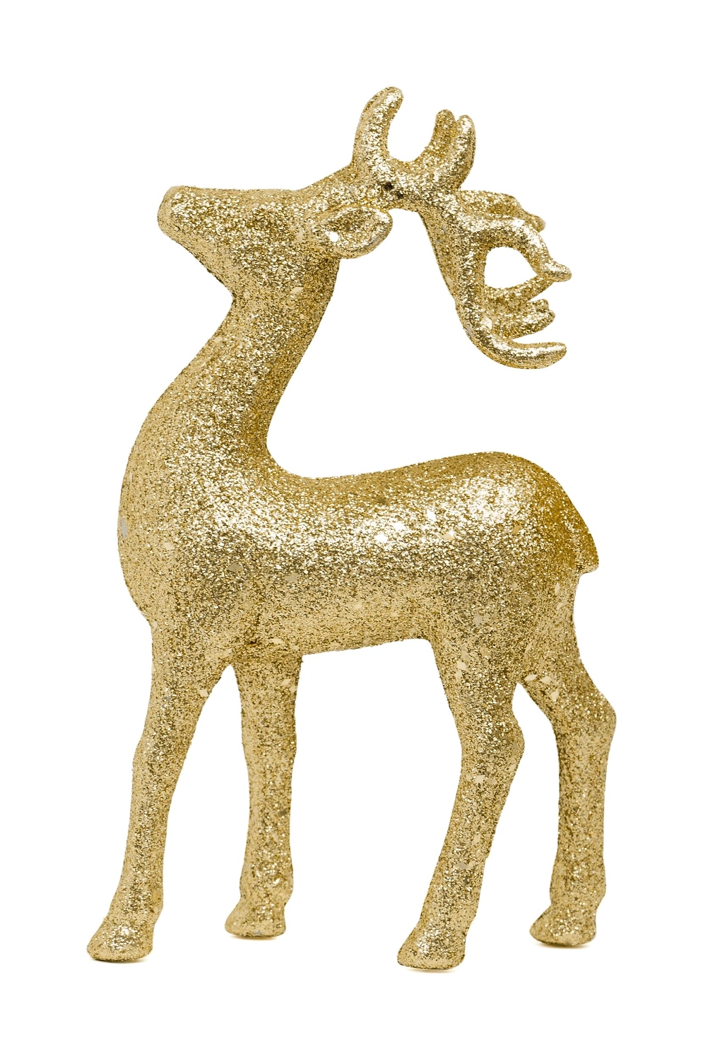 Сувенирная фигурка из пластика Олень 22 см 2 цвета в ассортименте