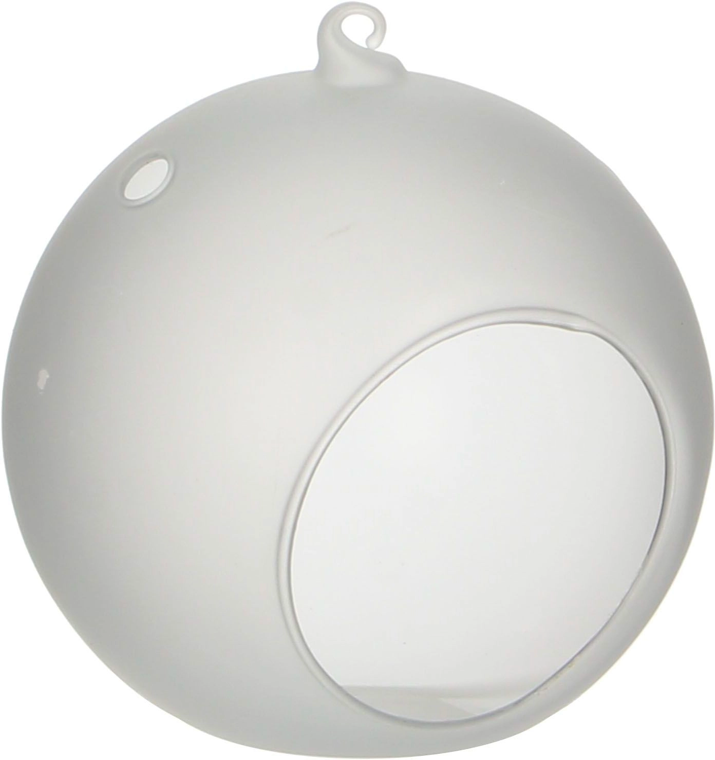 Ёлочная игрушка House of Seasons Декор колба белый 12*12 см стекло