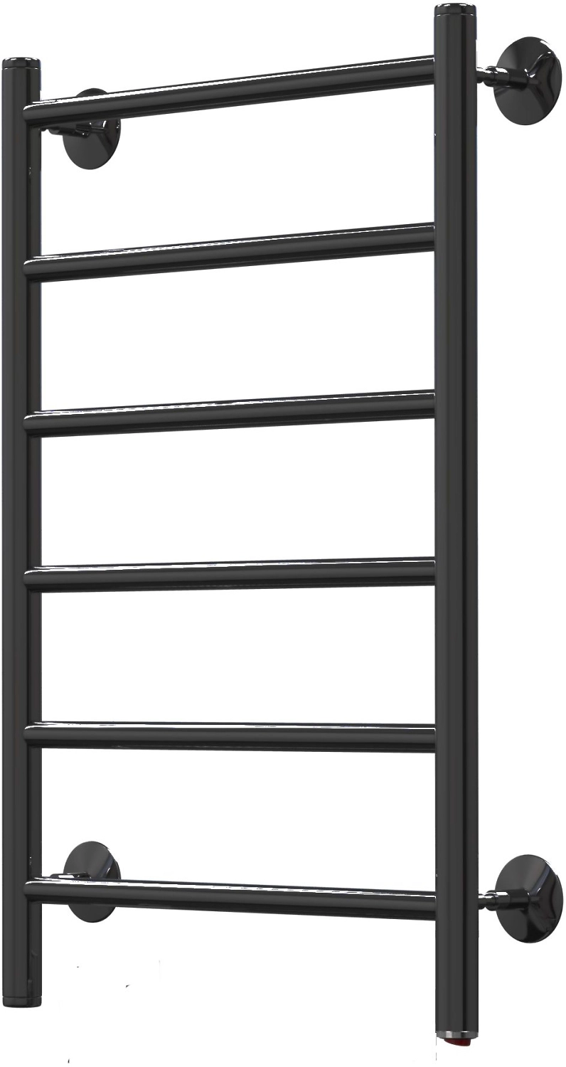 Полотенцесушитель электрический АРГО Орион Лесенка 50 Вт черный матовый 40х60 см