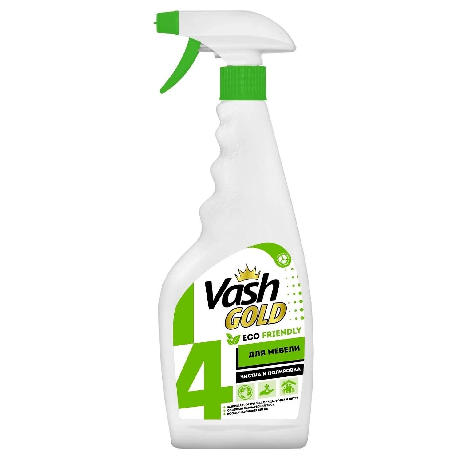 Спрей Vash Gold MASTER для мебели и изделий из дерева, 500 мл