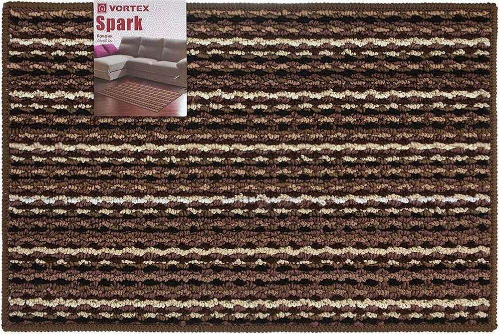 Коврик Vortex Spark 40x60 см коричневый 