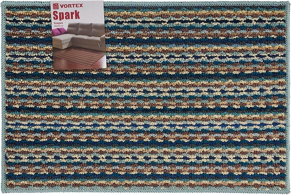 Коврик Vortex Spark 40x60 см синий 