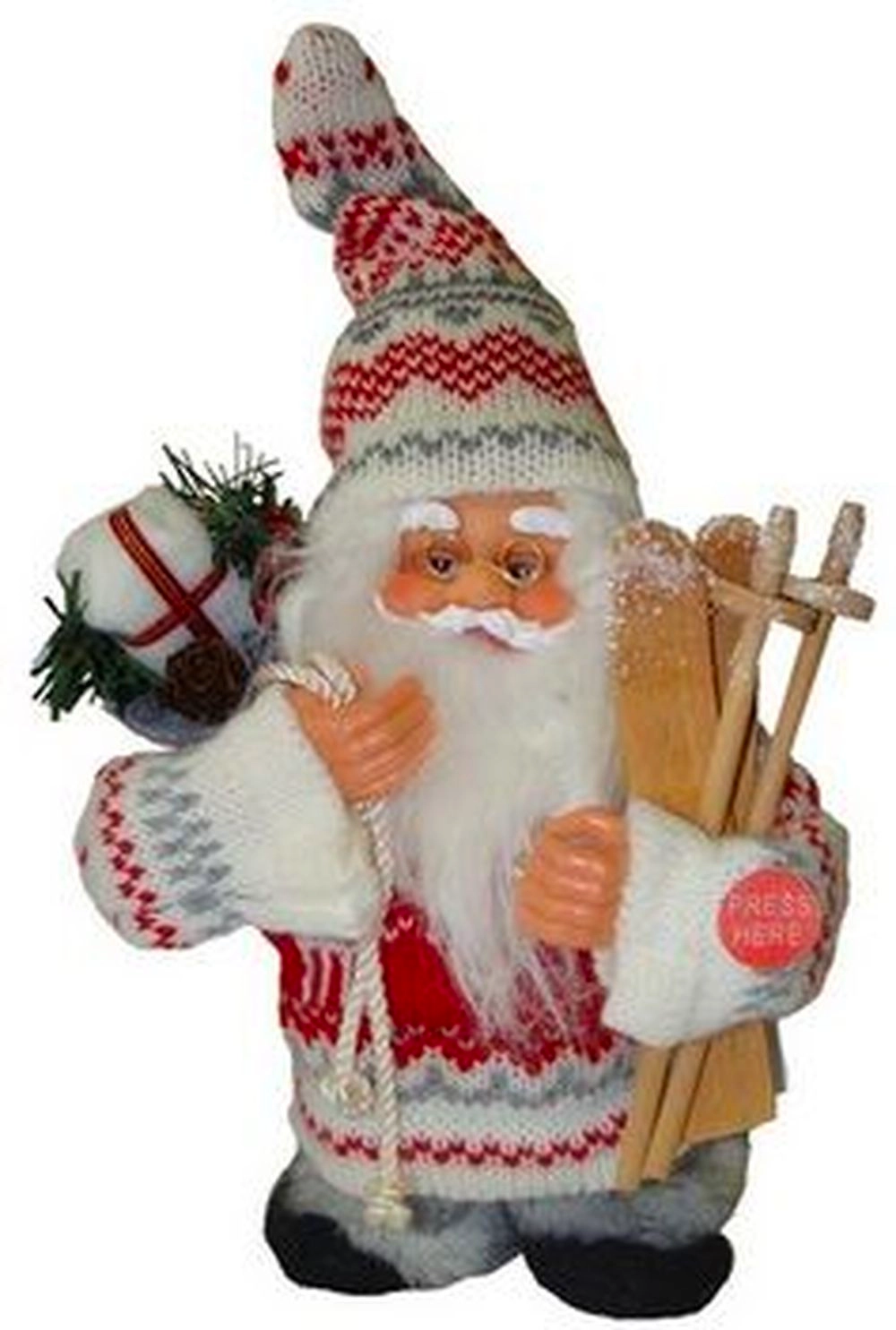 Фигурка Дед Мороз музыкальный 18 см