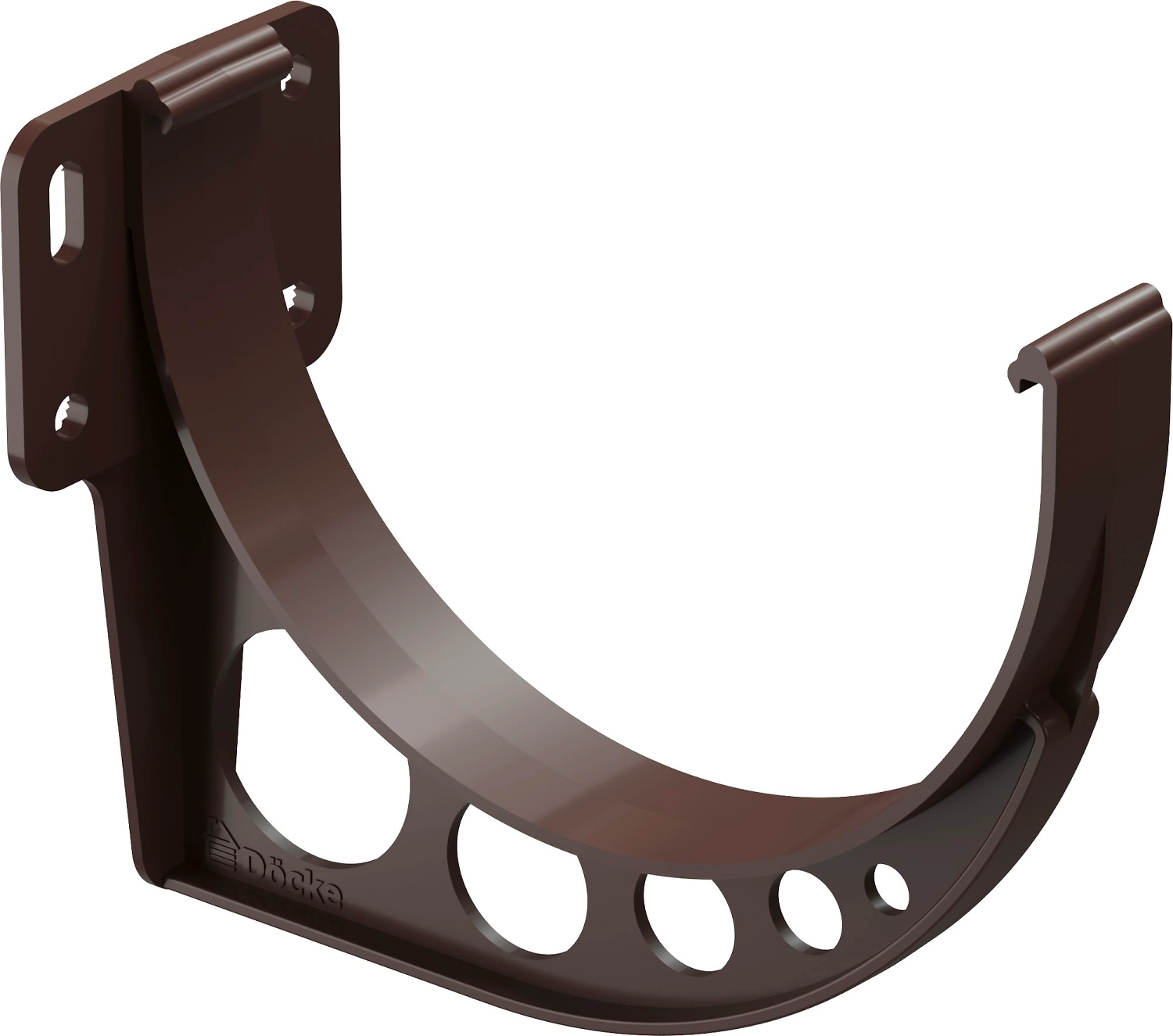 Кронштейн желоба DOCKE темно-коричневый