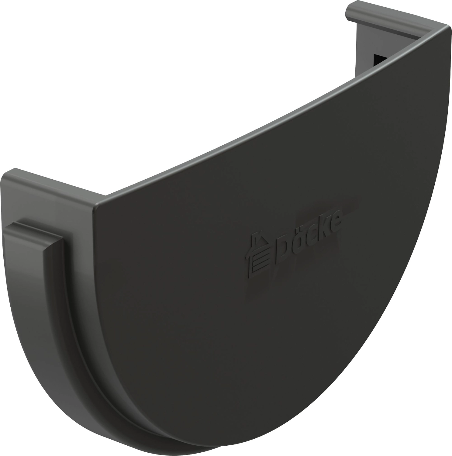 Заглушка желоба DOCKE серый