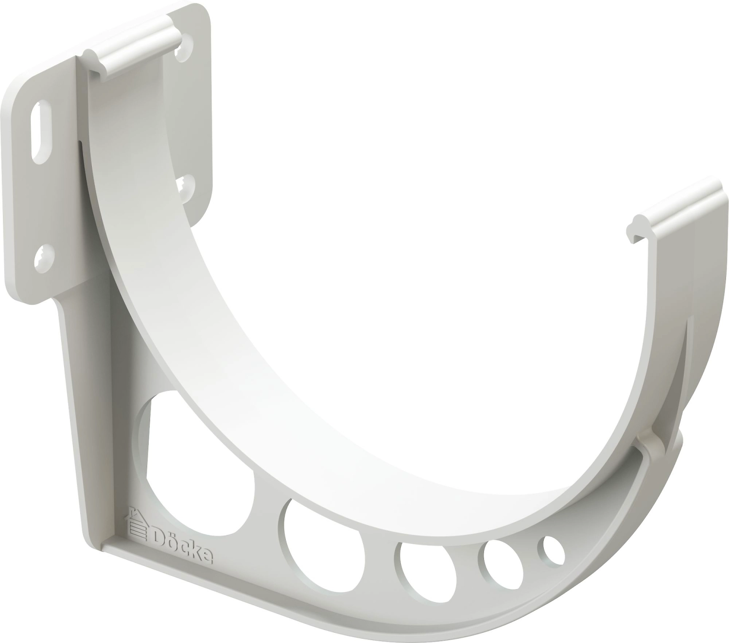 Кронштейн желоба DOCKE белый