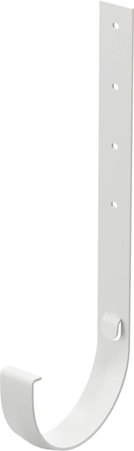 Кронштейн желоба DOCKE белый металлик