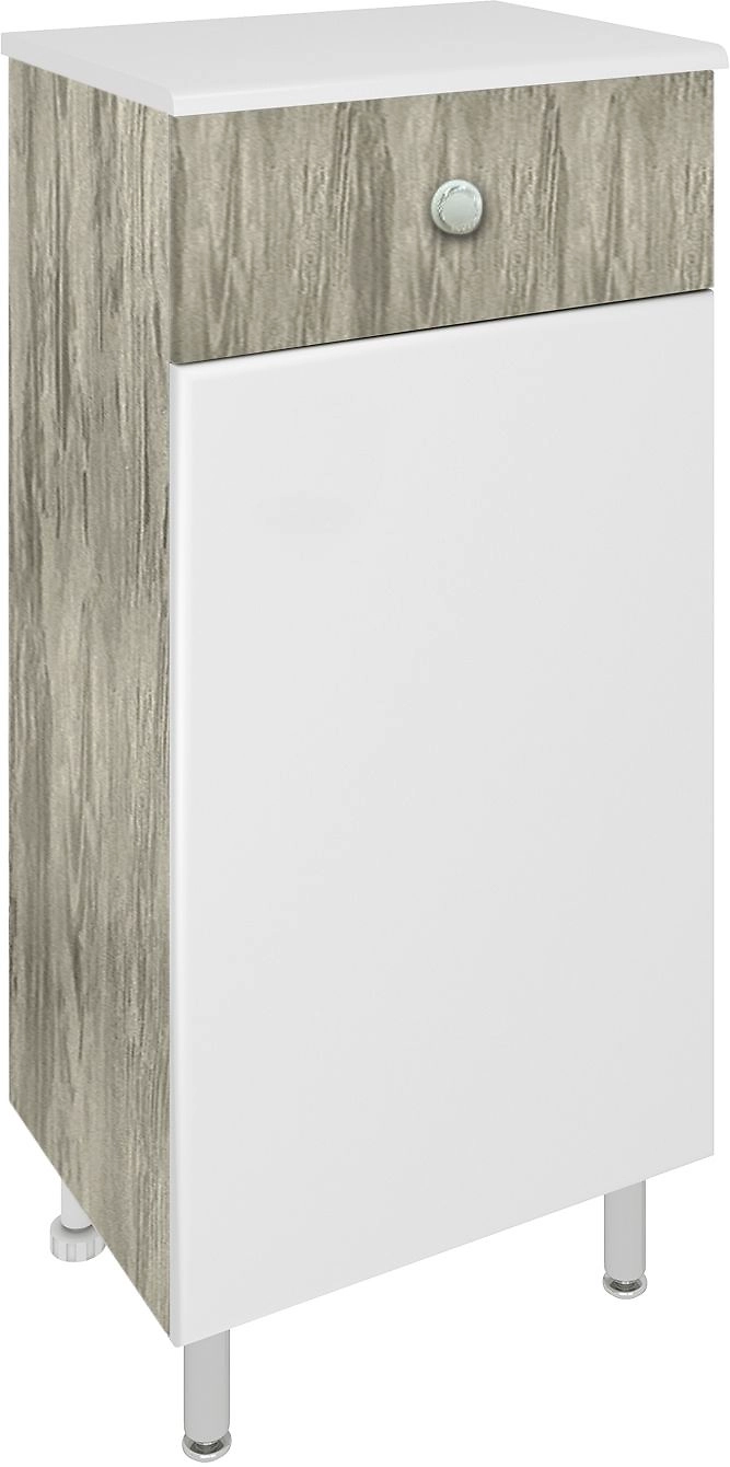 Полупенал напольный 40, 40х87 см скандинавский дуб