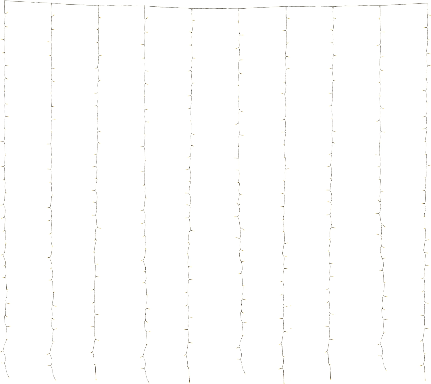 Гирлянда занавес 300 LED теплый белый 3x3 м