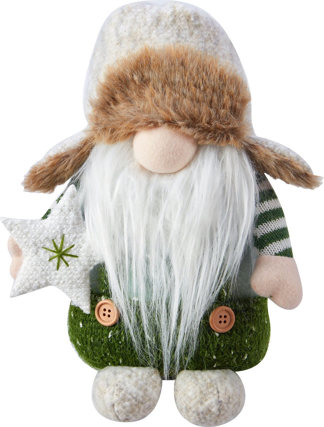 Фигура декоративная Гном ткань 25,5 см