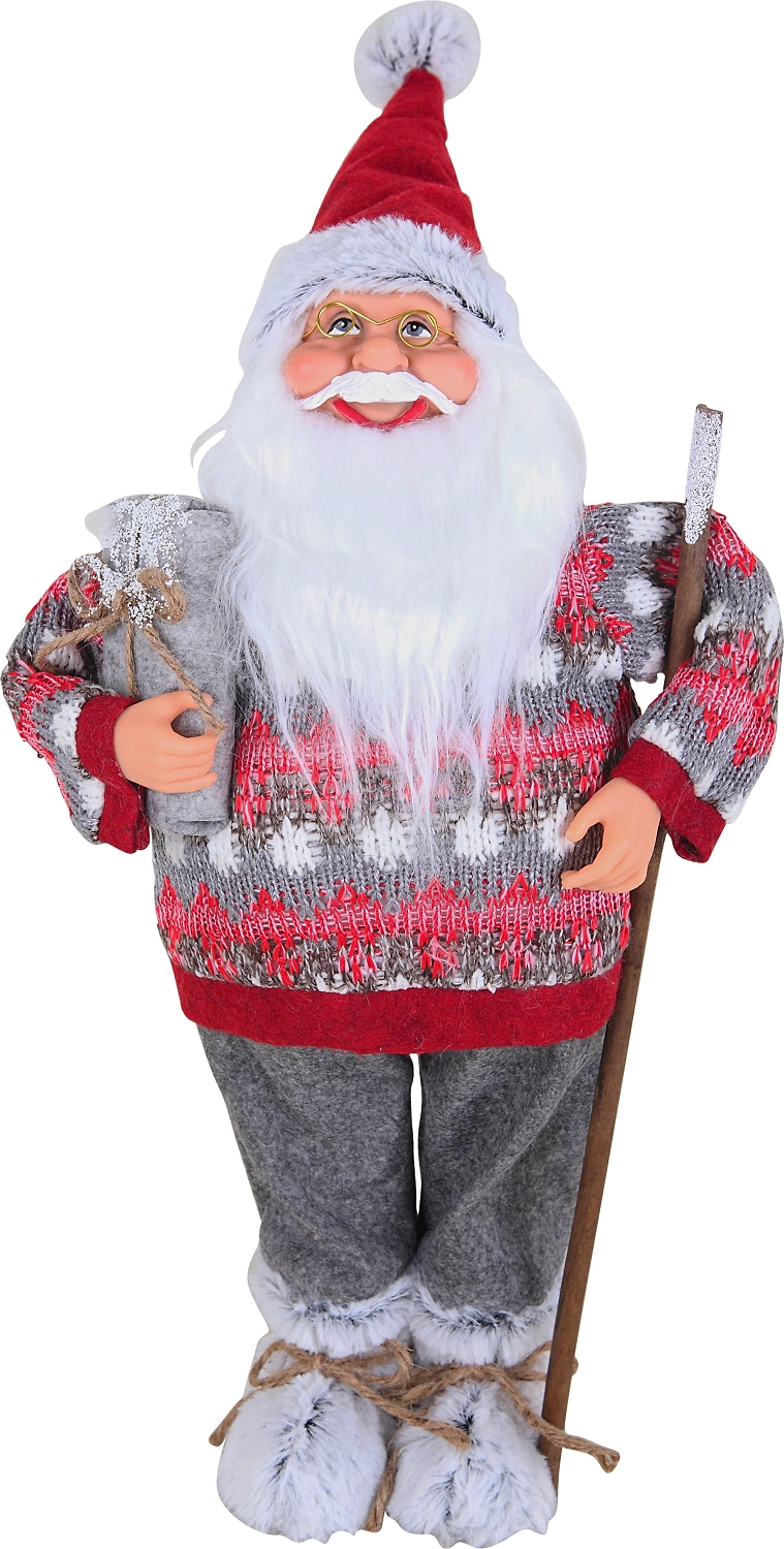 Фигура декоративная Санта пластик 63 см