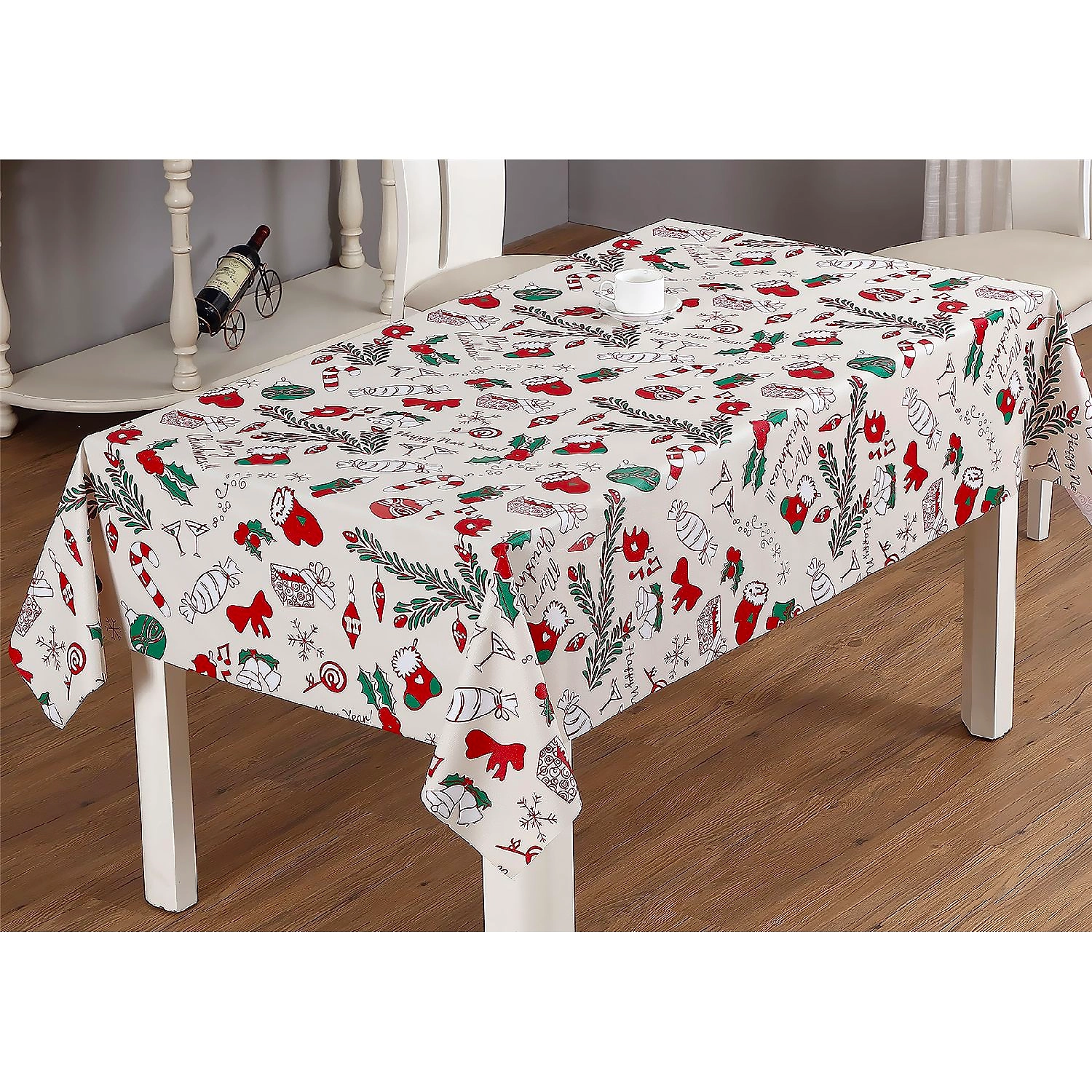 Клеенка Алекта Сюрприз НГ, ширина 137 см, на отрез