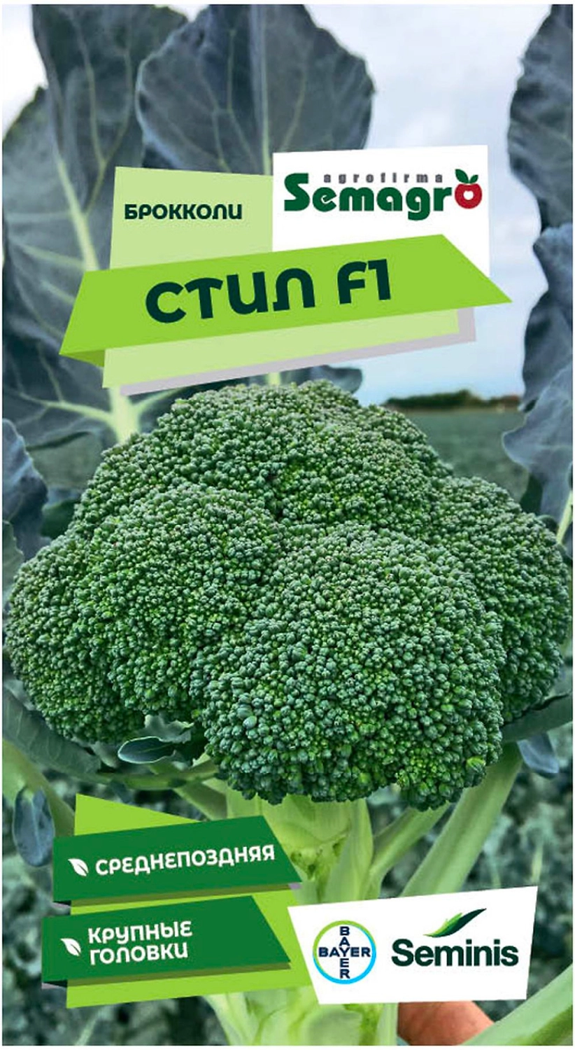 Семена брокколи SEMINIS СТИЛ F1