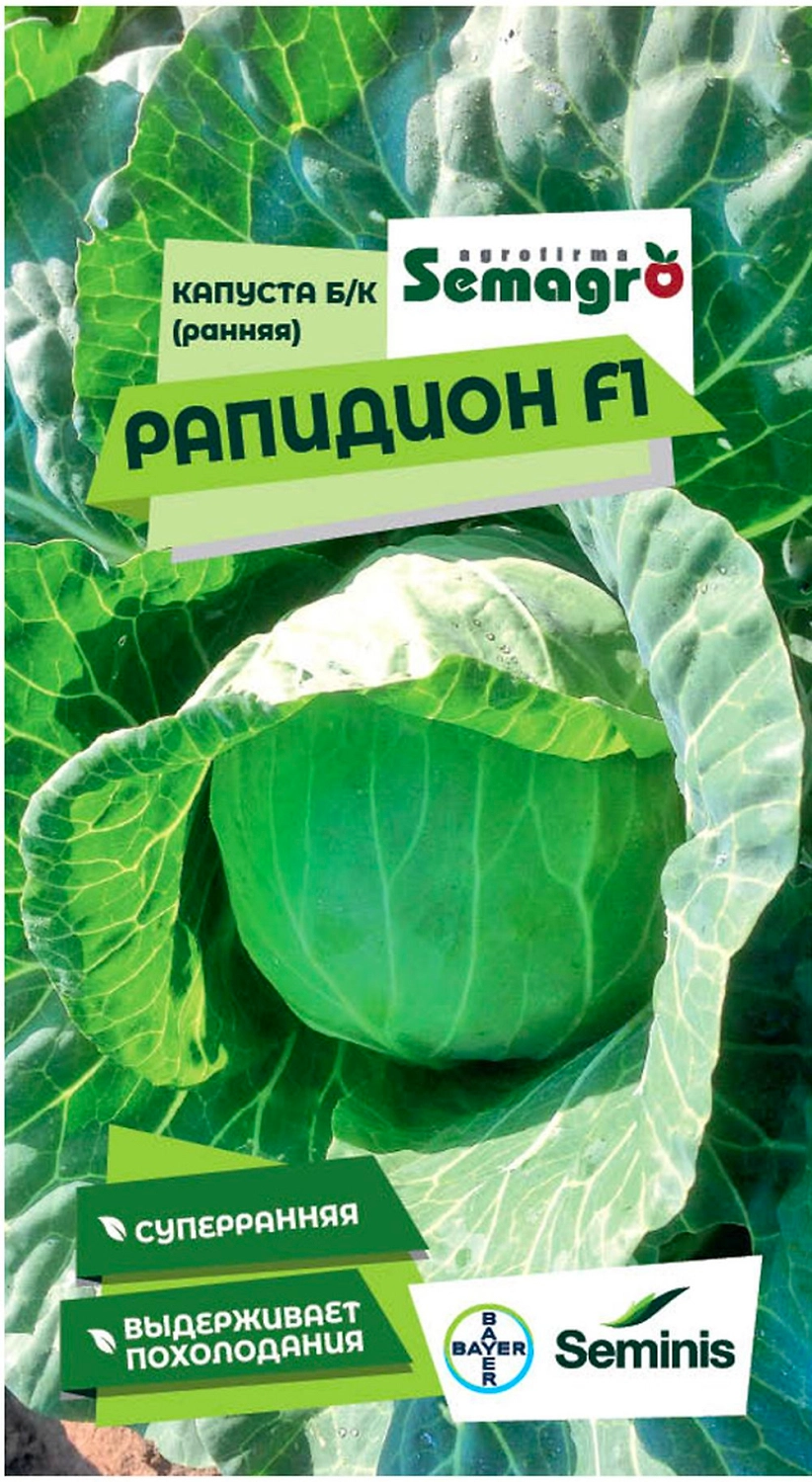 Семена капусты белокочанной SEMINIS РАПИДИОН F1