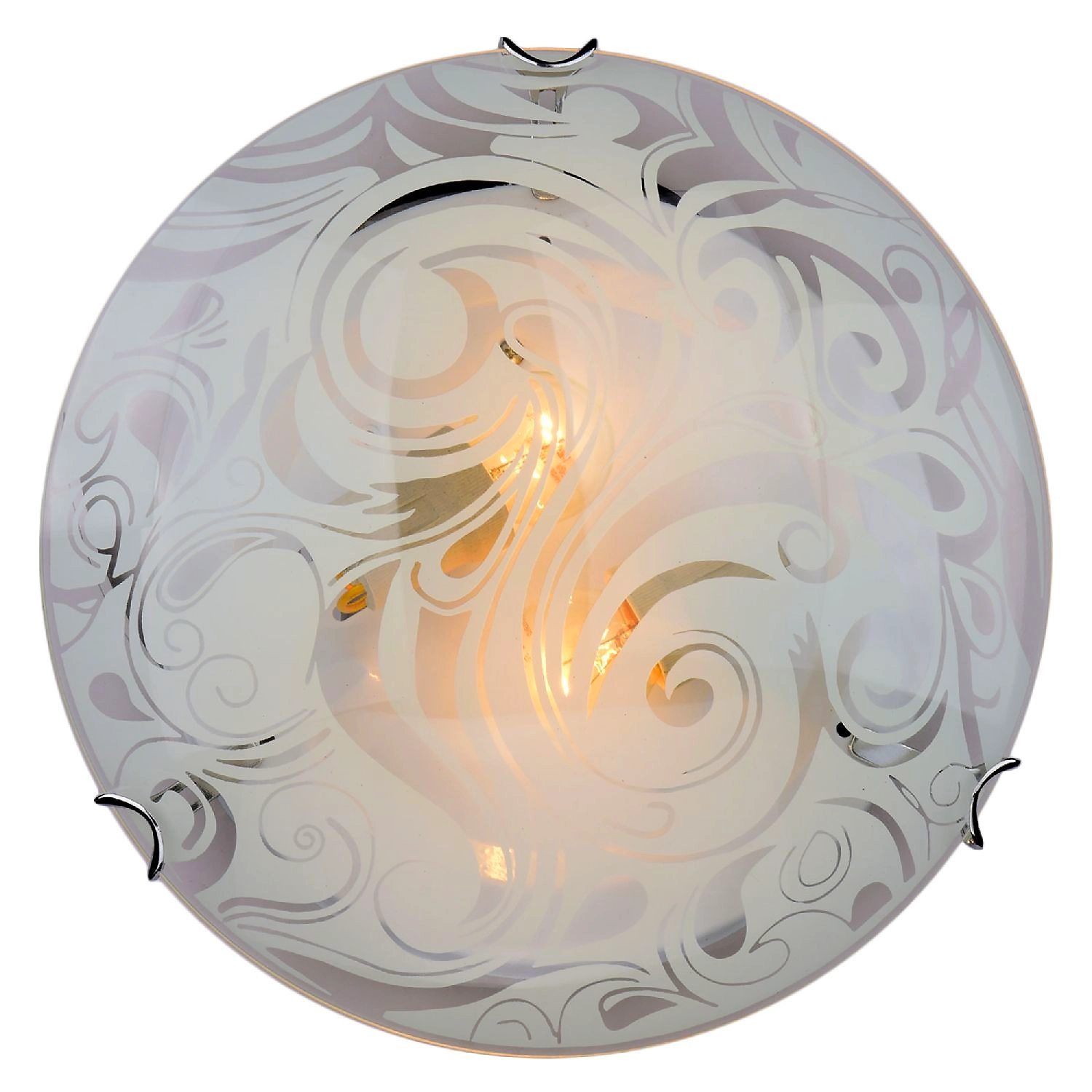 Светильник РОССвет Иней Е27х3, d40 см, белый