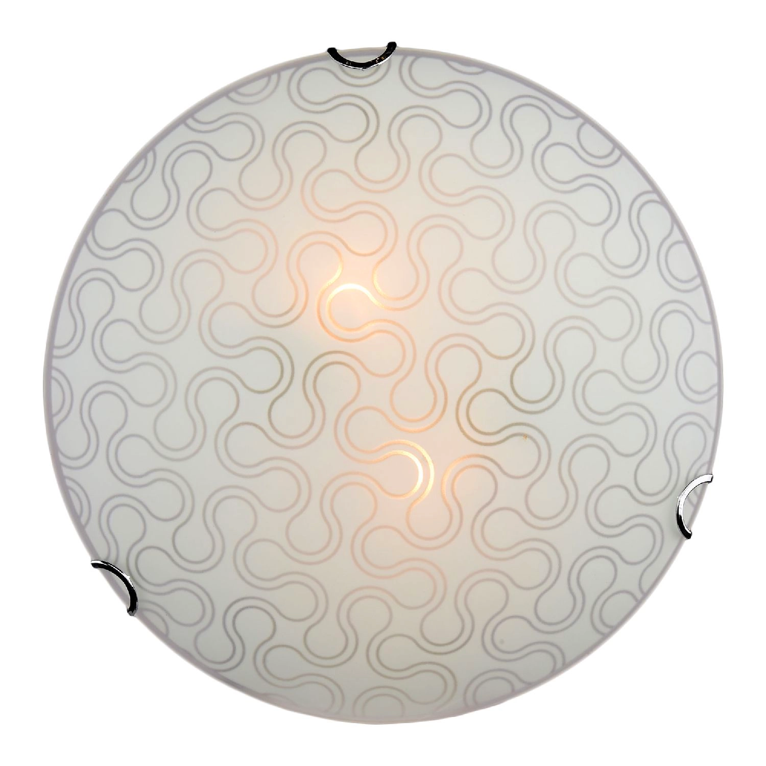 Светильник РОССвет Лабиринт Е27х2, d30 см, белый