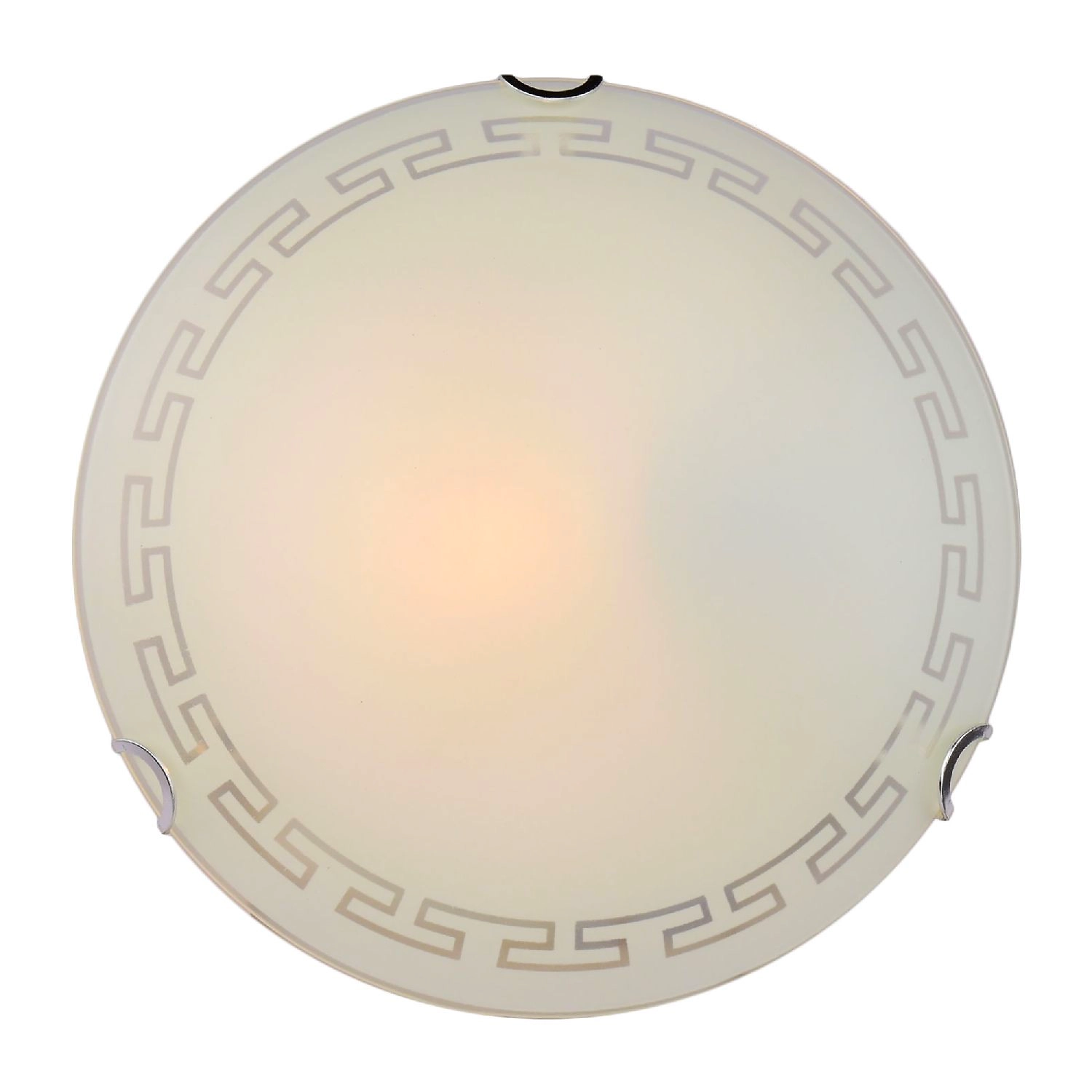 Светильник РОССвет Этруска Е27, d25 см, белый