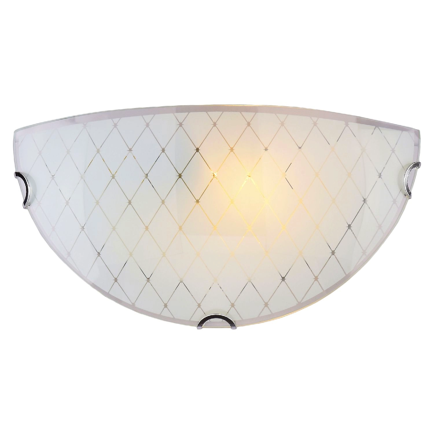 Светильник РОССвет Сетка Е27, полукруг, белый