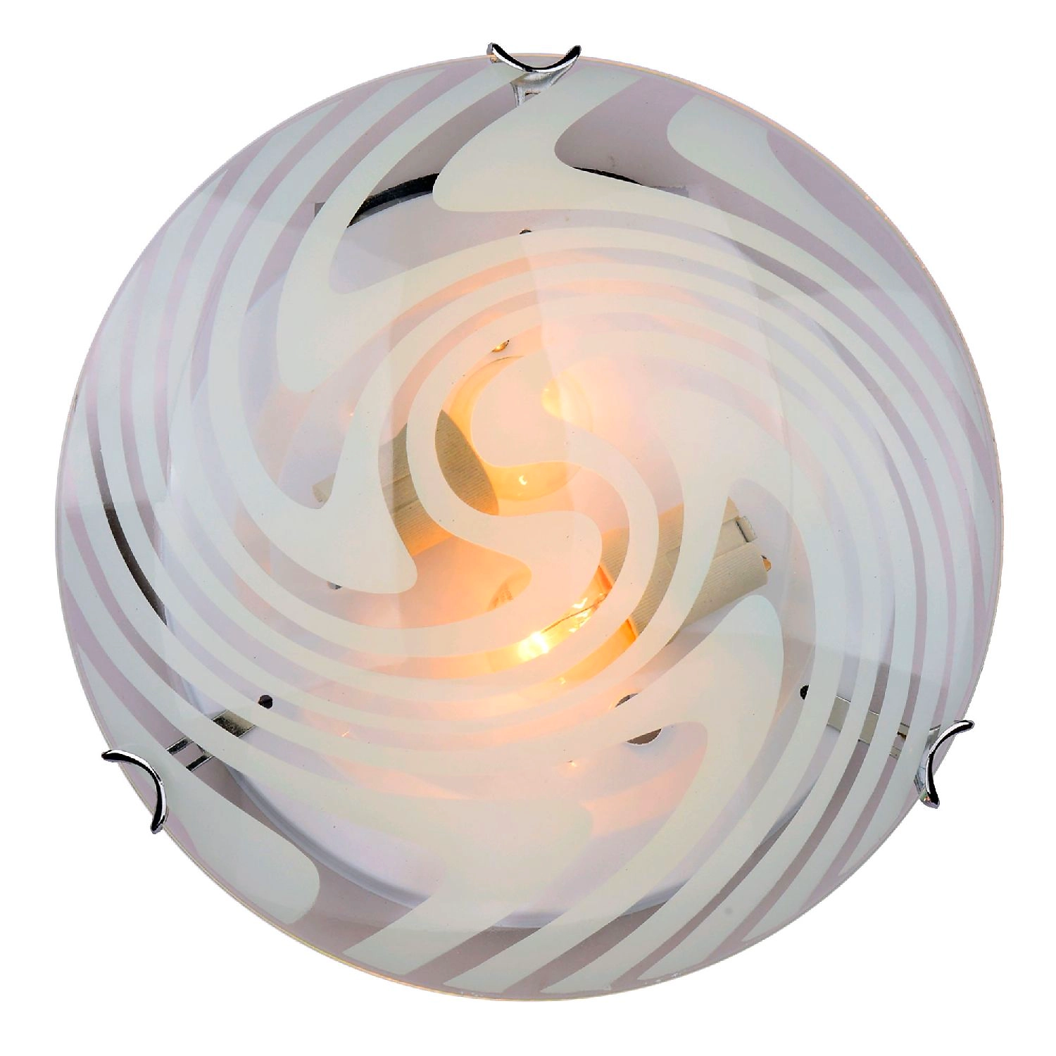 Светильник РОССвет Диона Е27х2, d30 см, белый