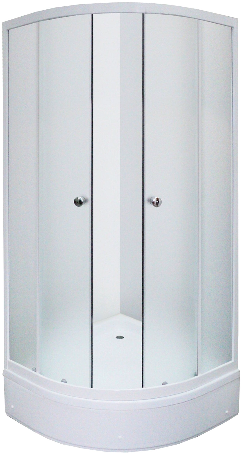 Душевая ширма МетаКам 1/4 круга 890х1760 см