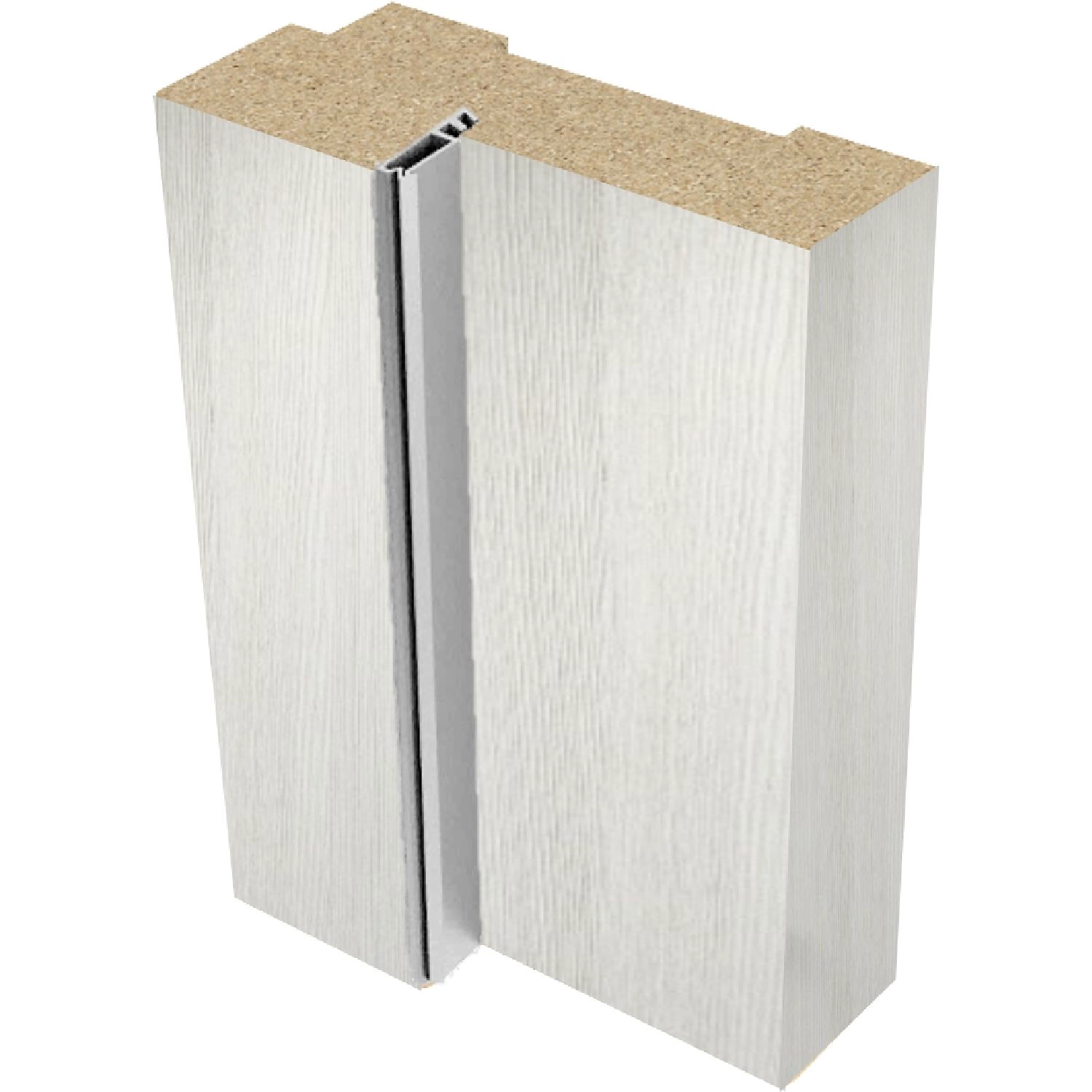 Коробка дверная Eldorf МДФ с уплотнителем 26x70 3D 2,5 шт слоновая кость