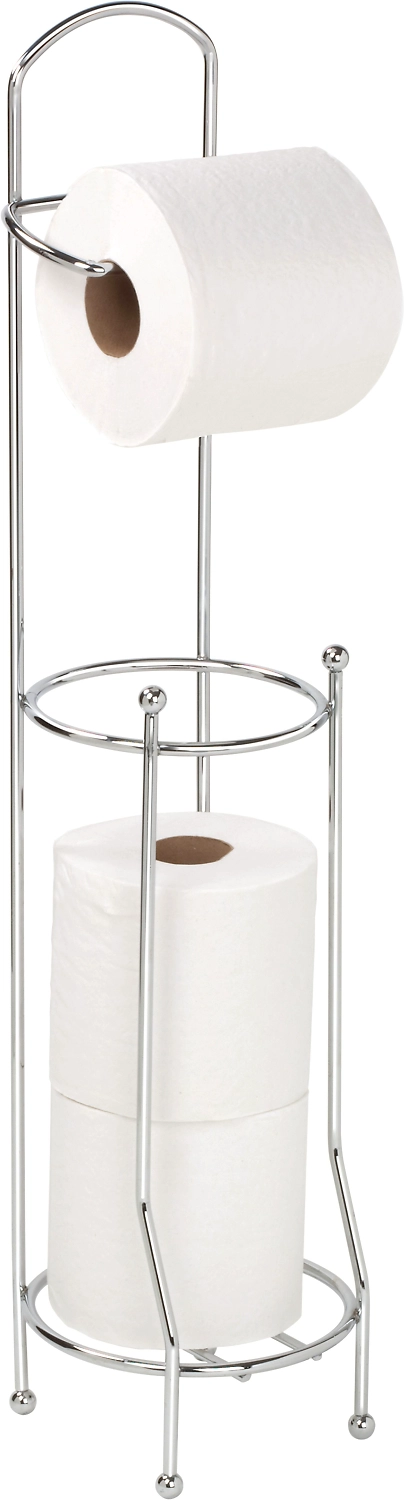 Органайзер напольный VANSTORE с держателем для туалетной бумаги хром 