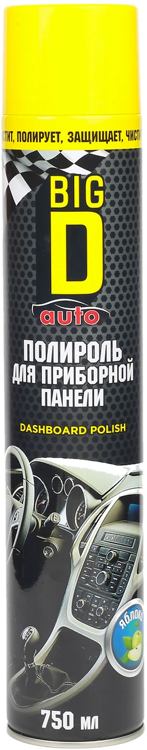 Полироль для пластика BIG D ЯБЛОКО 750 МЛ
