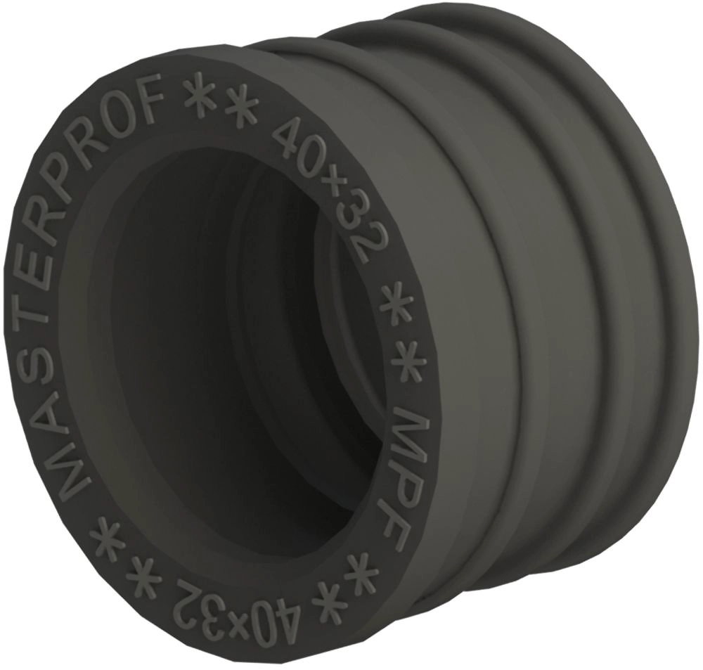 Манжета для канализации черная ТЭП 40х32 MPF