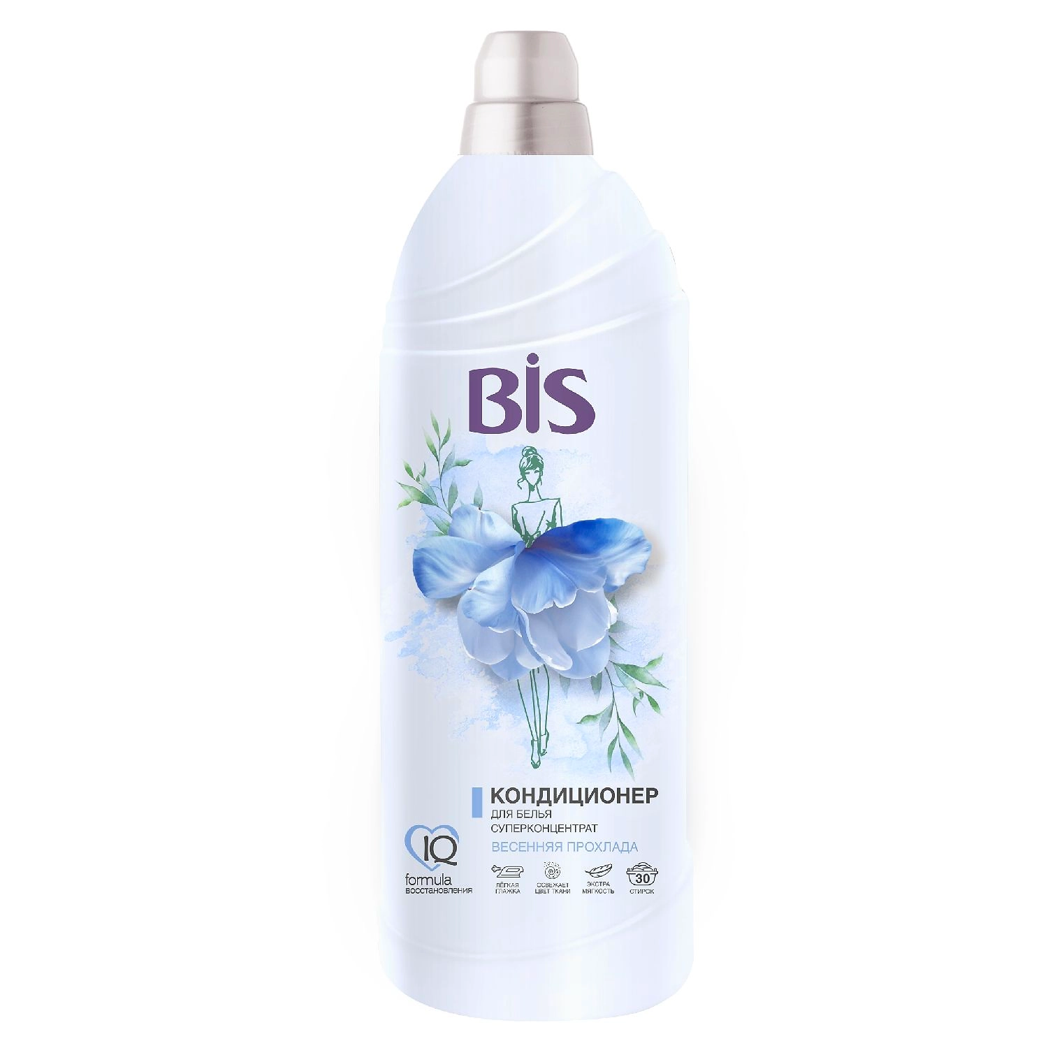Кондиционер для белья BIS концентрированный Весенняя прохлада, 900 мл
