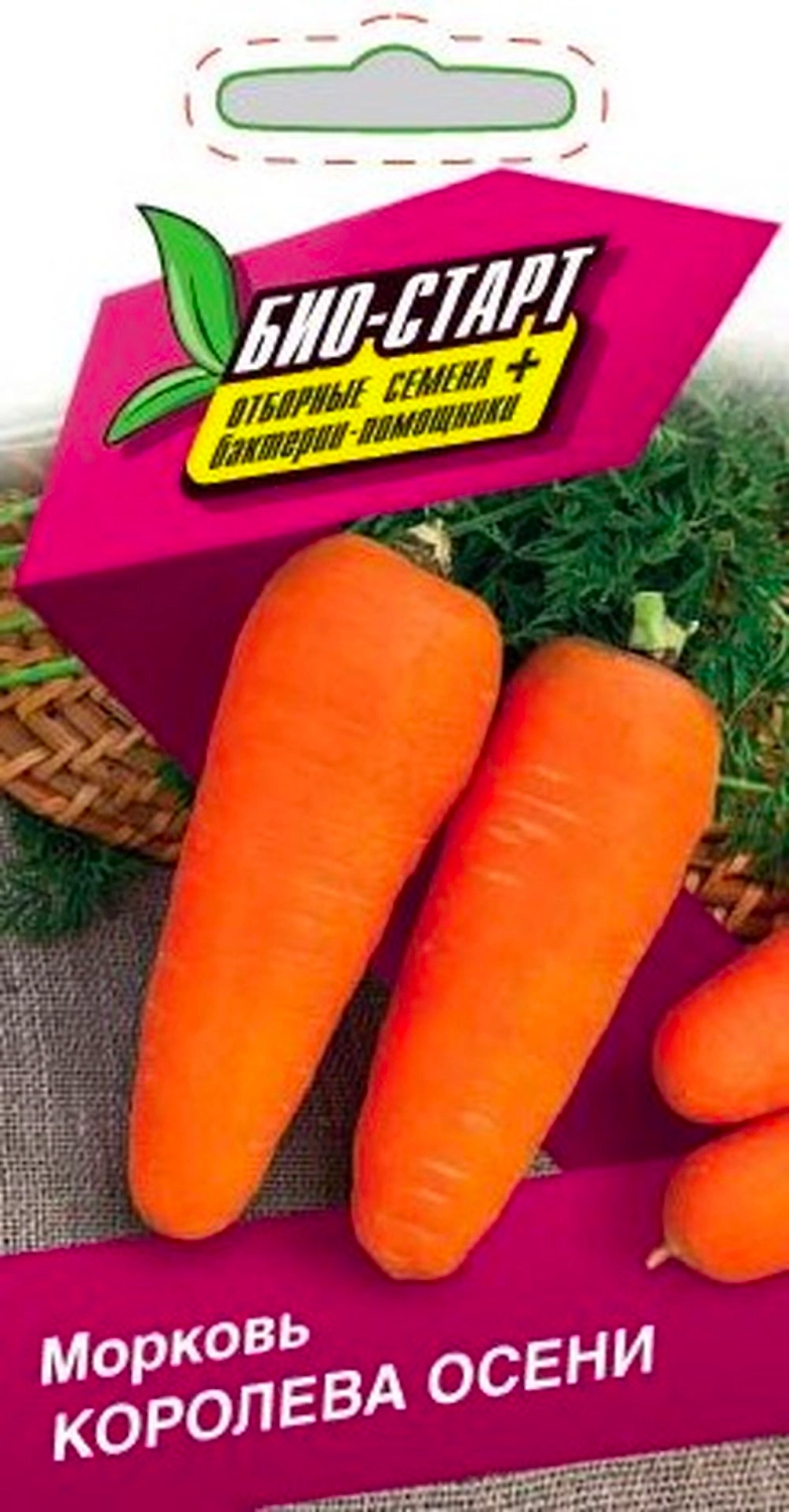Семена МОРКОВЬ КОРОЛЕВА ОСЕНИ БИО 2 ГР
