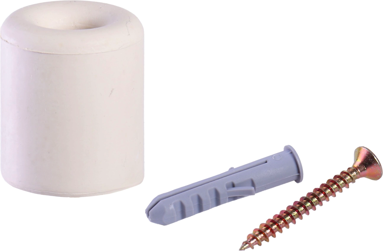 Стопор дверной LARVIJ БЕЛЫЙ 40×35 мм