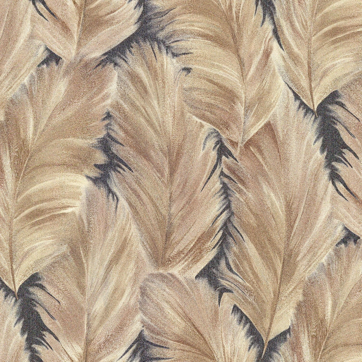 Обои виниловые Ornamy Magic 1,06х10,05 м черные с рисунком