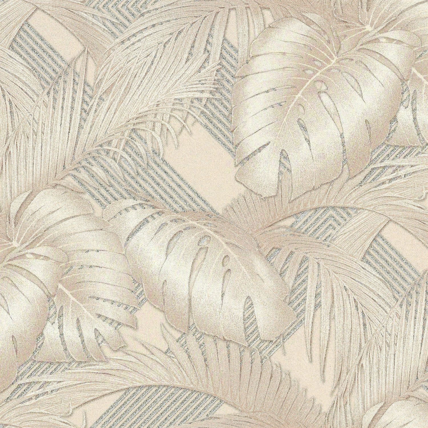 Обои виниловые Euro Decor Villa Riviera 1,06х10,05 м бежевые с рисунком