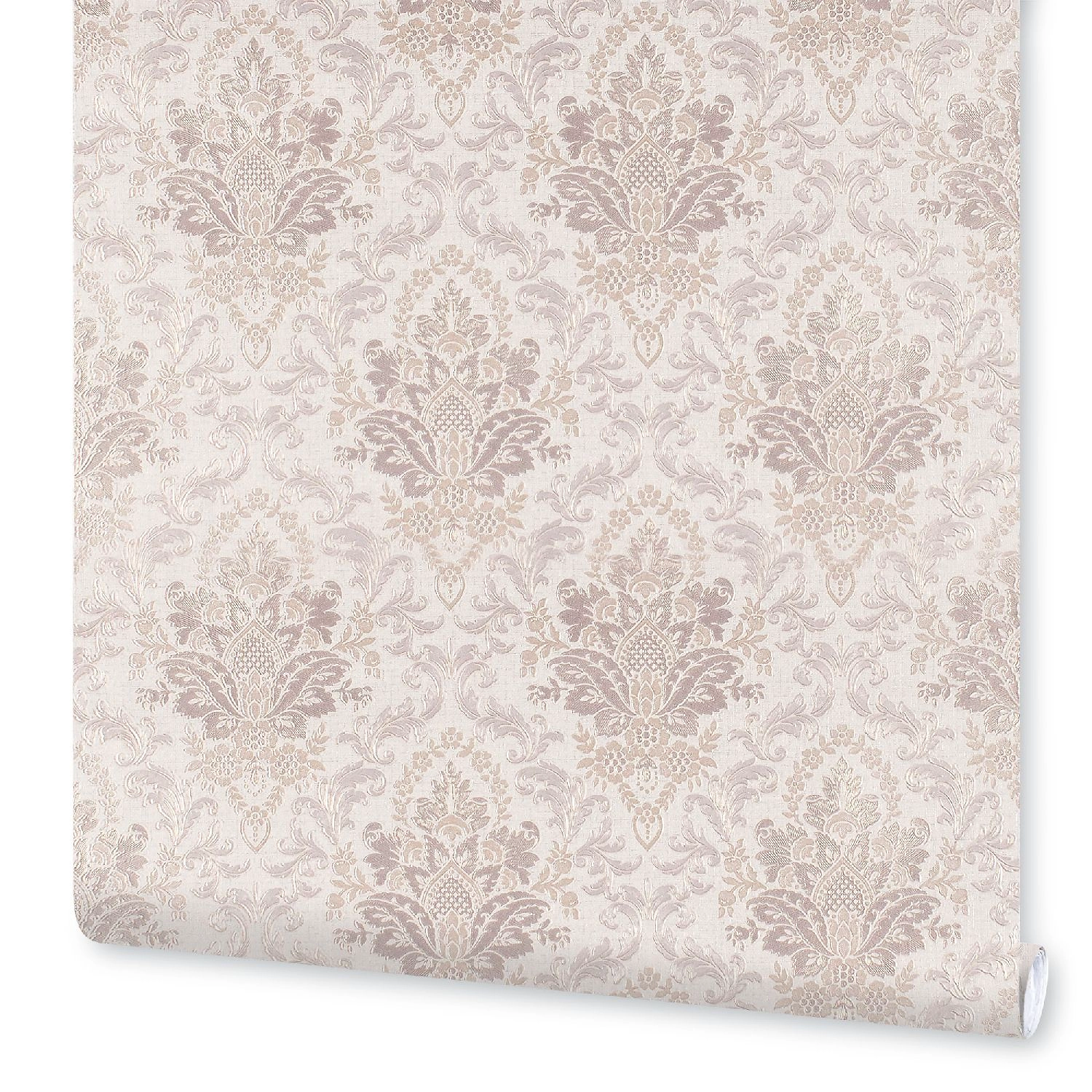 Обои бумажные дуплексные Гламур 777-02 0,53х10 м, бежевый