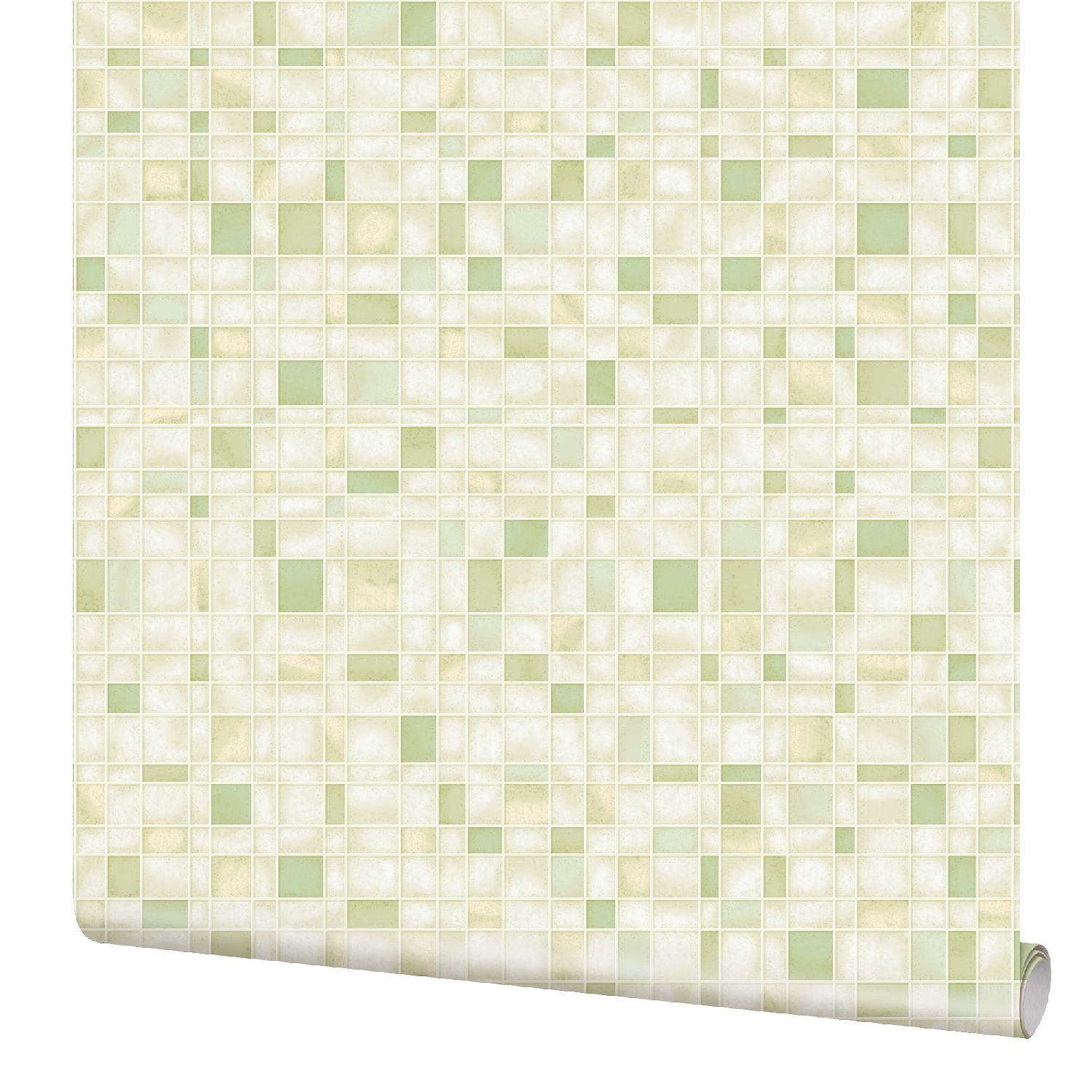 Обои виниловые Элизиум Смальта 0,53х10 м, зеленый