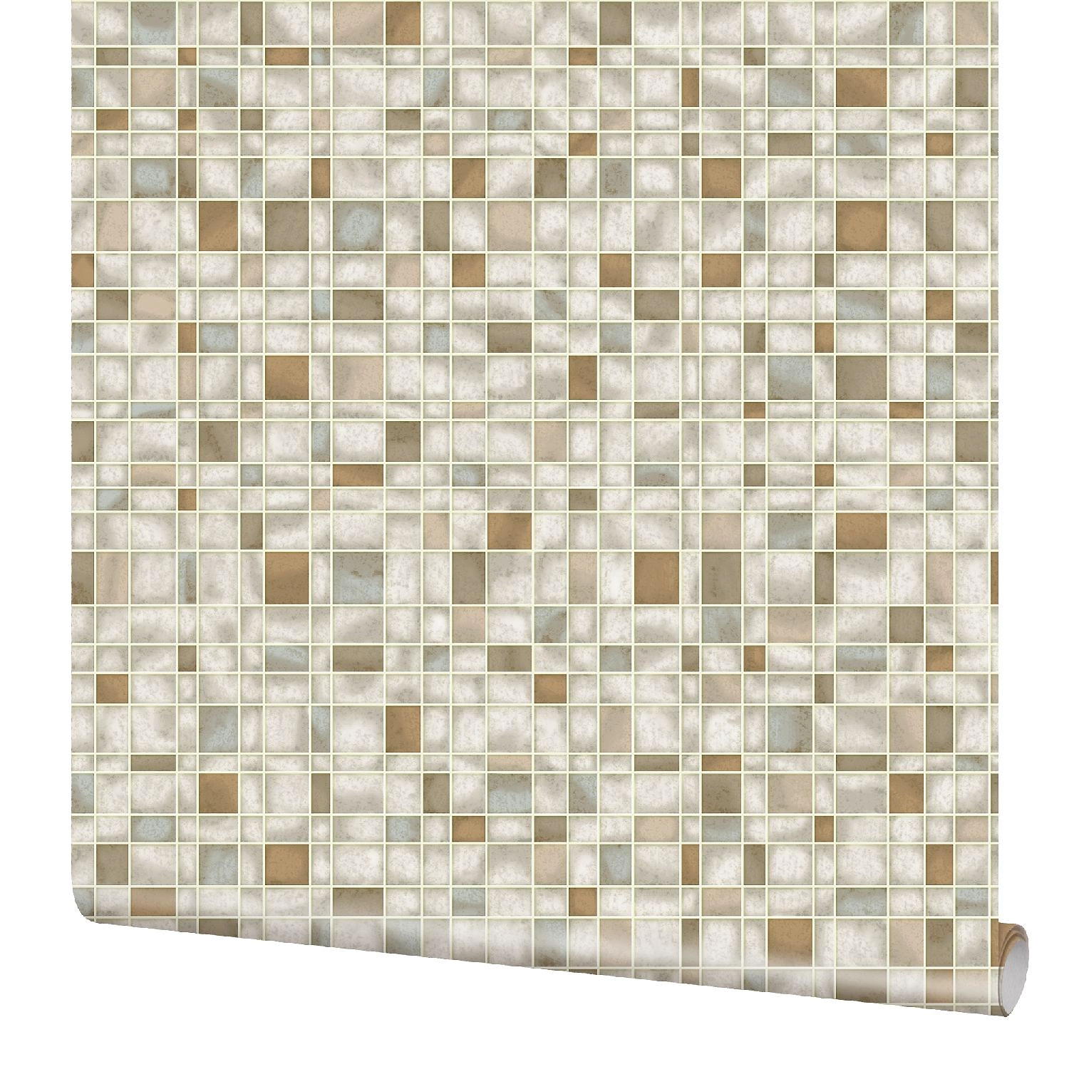 Обои виниловые Элизиум Смальта 0,53х10 м, коричневый