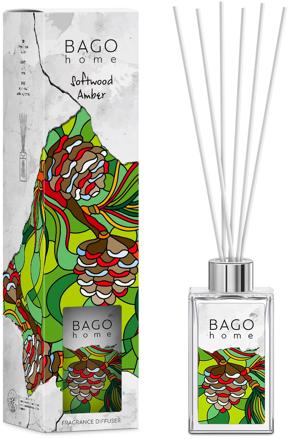 Диффузор ароматический ЯНТАРНАЯ ЕЛЬ 75МЛ