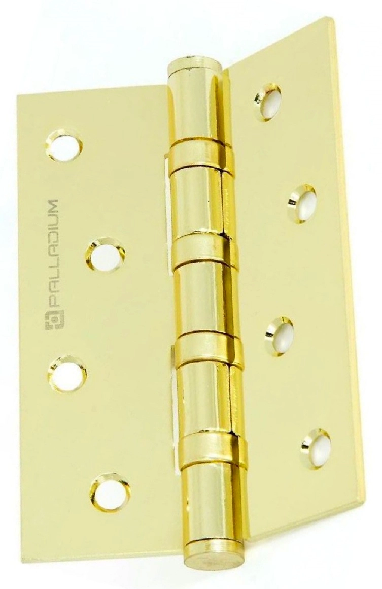 Дверная петля универсальная врезная Palladium 100х75х2,5 золото