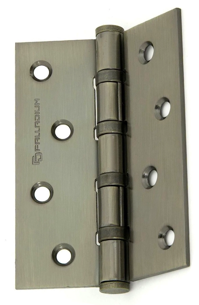 Дверная петля универсальная врезная Palladium 100х75х2,5 античная бронза