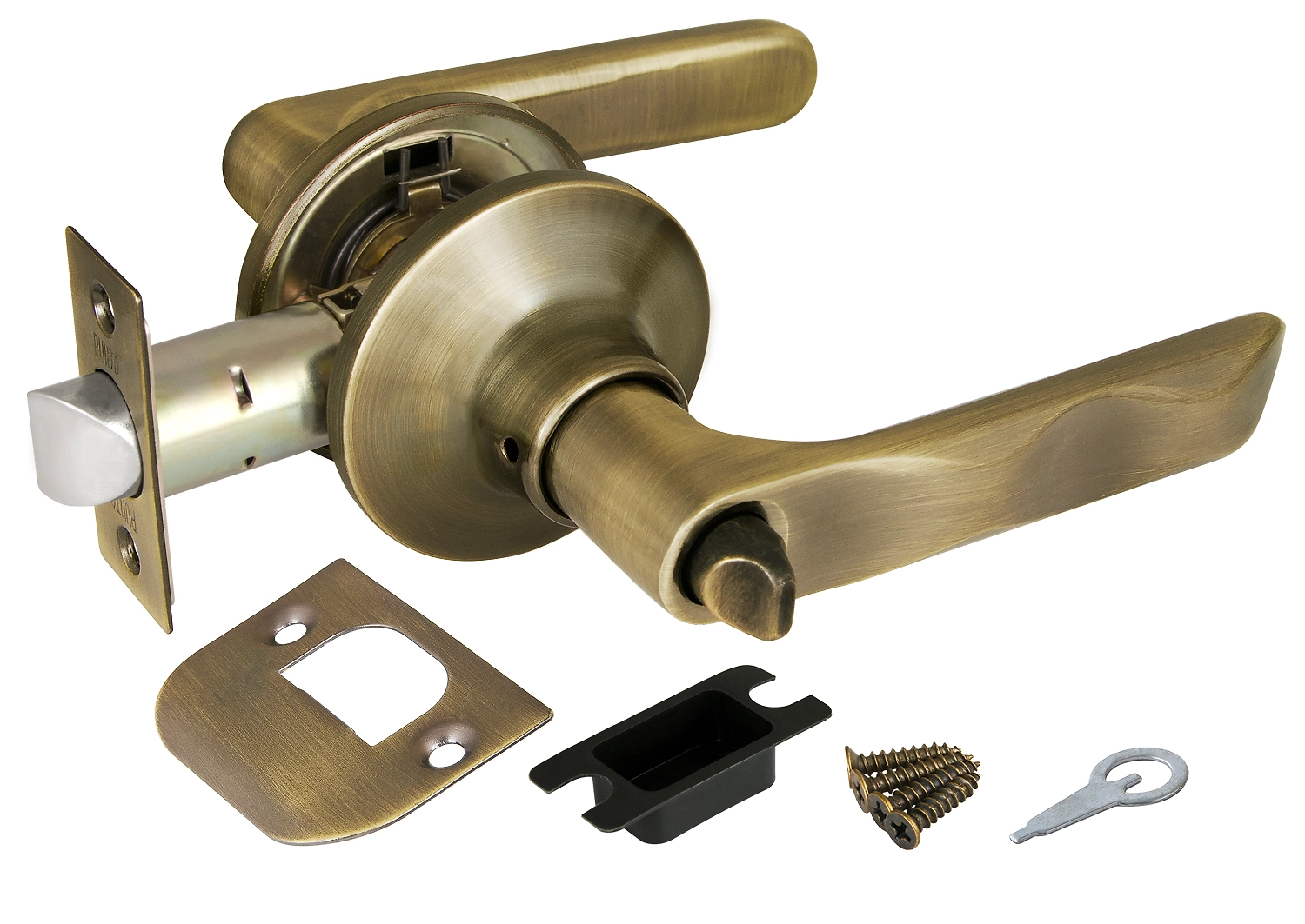 Дверная ручка-кноб межкомнатная PUNTO 6024 AB-B бронза