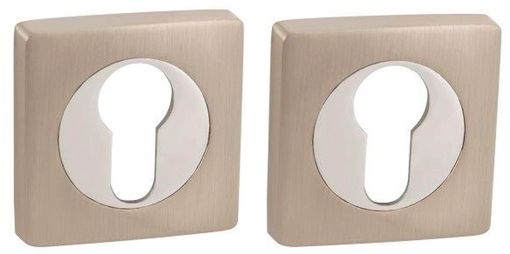 Накладка под цилиндр AJAX ET JK SN/CP-3 матовый никель/хром