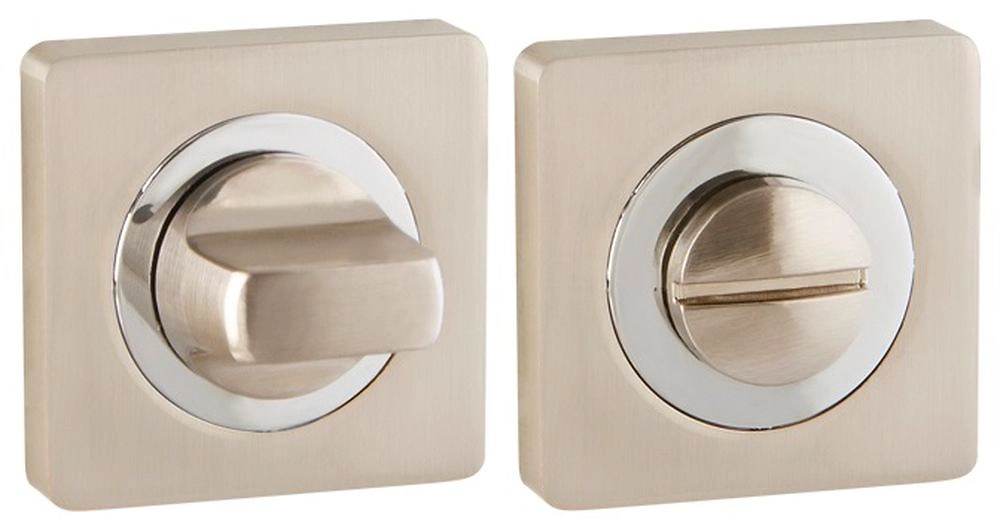 Завертка дверная PUNTO BK6 ZQ SN/CP-3 матовый никель/хром