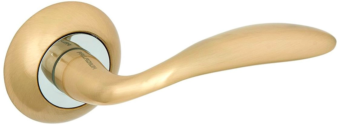 Дверная ручка для входной двери PALLADIUM Revolution Serena золото